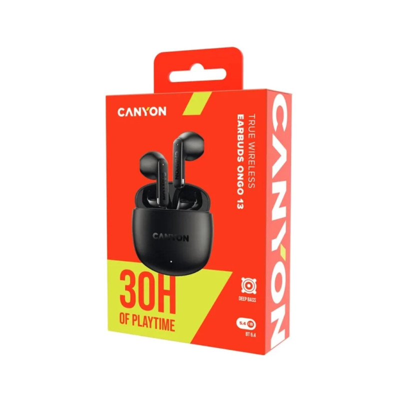 Навушники Canyon OnGo 13 TWS Black (CNS-TWS13B)