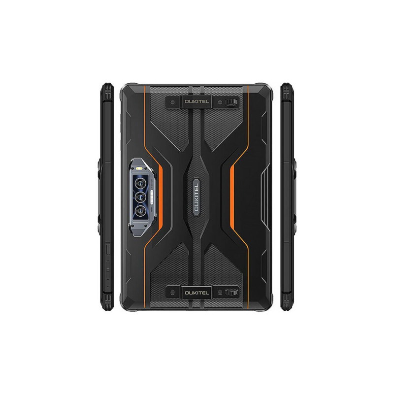 Планшет OUKITEL RT8 6/256GB Dual Sim Black-Orange with hand (6931940756396)