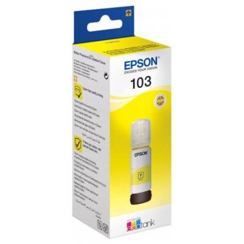 Контейнер з чорнилом Epson 103 Yellow (C13T00S44A)