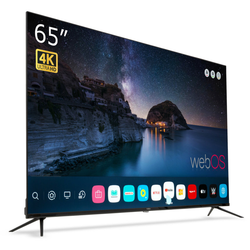 Телевізор Vinga S65UHD25BWEB